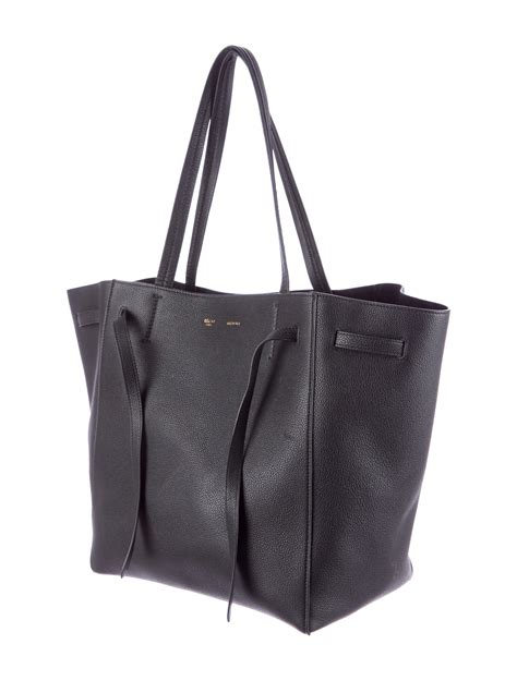 celine cabas phantom tote black|authentic celine phantom bag.